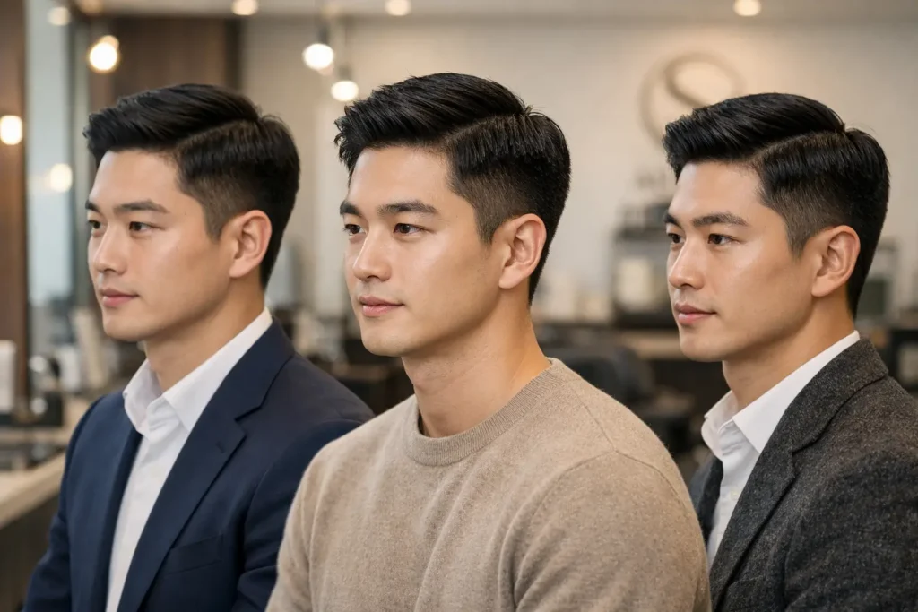 Korean Men Ivy League Haircut Guide