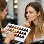 Hair Color Consultation Before Dyeing